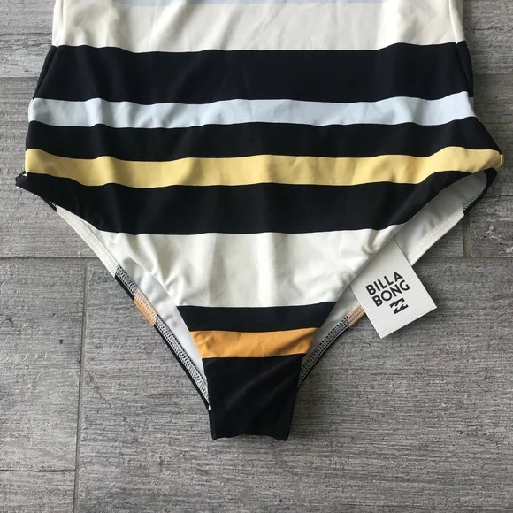 Billabong Multicolor Striped One Piece Swimsuit - Picture 5 of 7